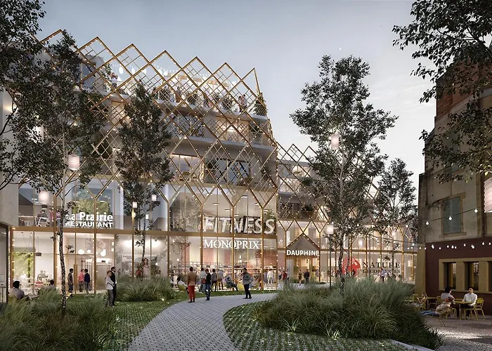 Dauphine - Centre Gare - Acces Autonome 24 Sur 24 - Boite A Cles & Gardien - Parking Public Dauphine 3*